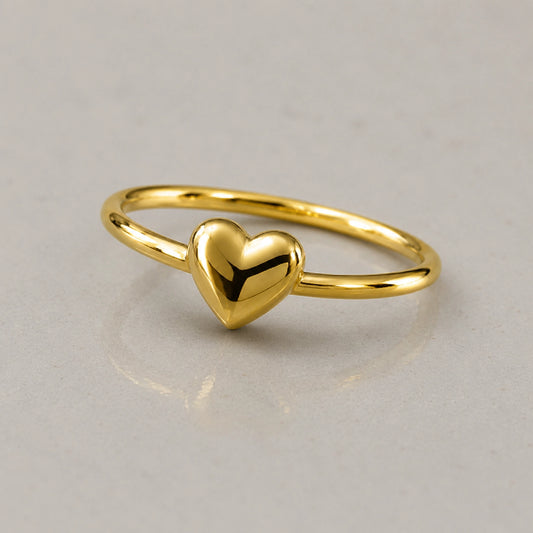 ANILLO CORAZON LISO